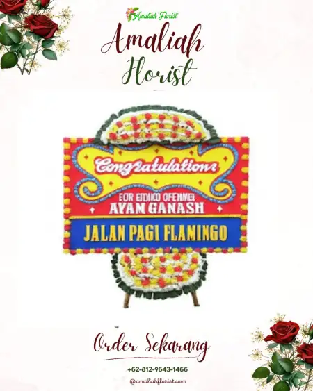 Sewa Papan Bunga Lancar